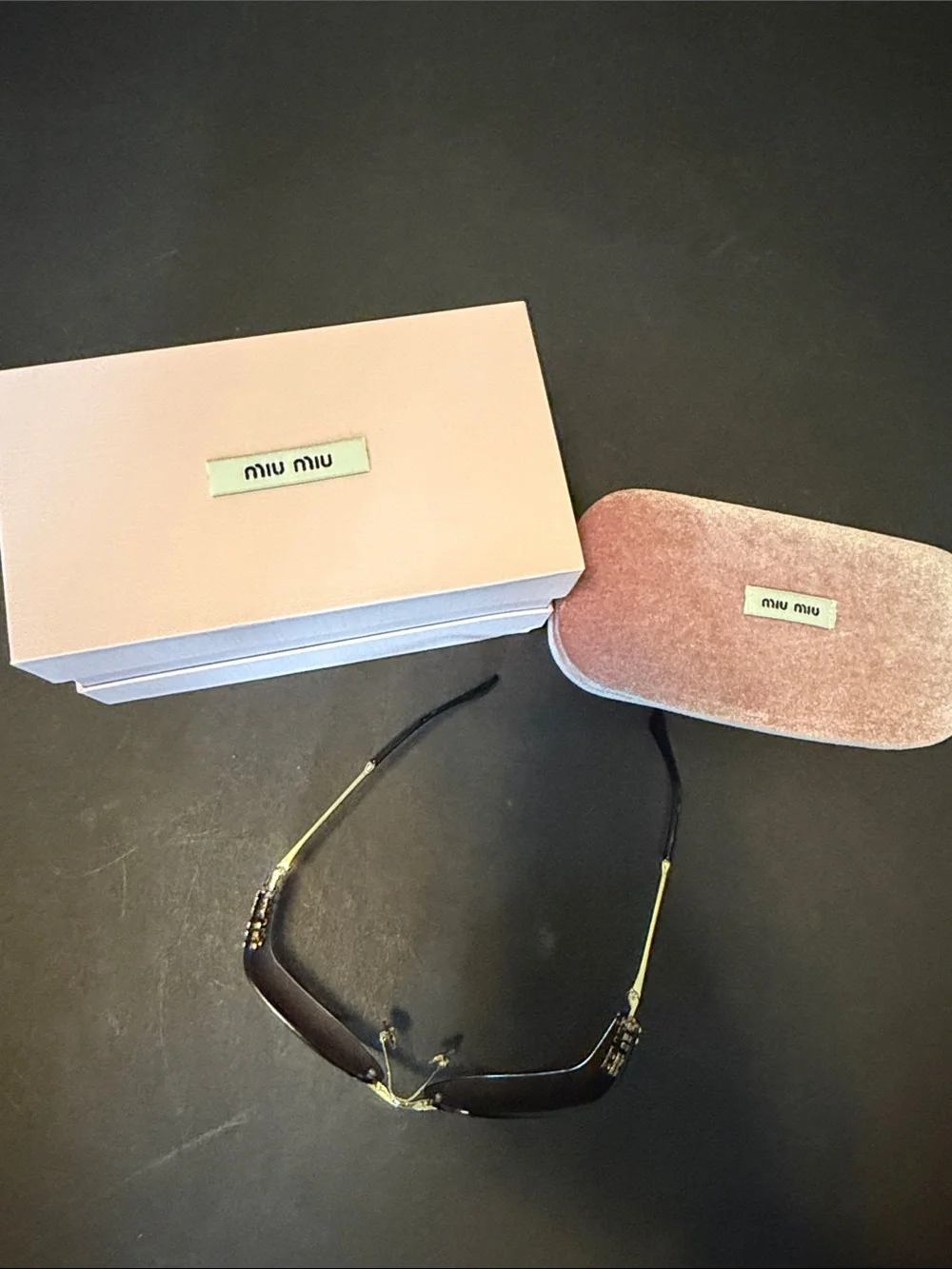 Miu Miu rimless miu